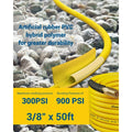 DEWENWILS 50FT Air Hose 300 PSI, Pressure Pneumatic Hose 3/8 Inch, Heavy Duty Air Compressor Hose with 1/4" Industrial Quick Coupler Fittings