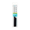 KISS COLORS & CARE Carbon Fiber Pin Tail Hair Comb, 9" Small Tooth, Black