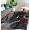 Luxe Weavers Geometric Gray Swirls 2x3 Modern Abstract Area Rug Carpet