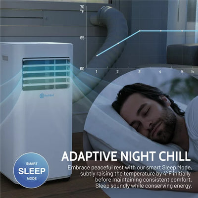 Rollicool 10,000 BTU Portable Air Conditioner Alexa & Wi-Fi Enabled Quiet Portable AC & Dehumidifier Covers Rooms up to 450 Sq ft