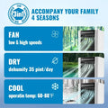 Portable Air Conditioner WANAI 8,000 BTU Ashare Portable AC Unit, Built-in Dehumidifier & Fan Mode Cools up to 250 Sq.ft